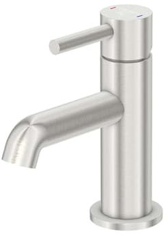 Steinberg Serie 100 Waschtischarmatur, ohne Ablaufgarnitur, Ausladung 98mm, 10010, Farbe: Brushed Nickel
