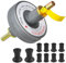 Rodoir Soupape Outils 12.5 * 6.5 CM, Rodage de Soupape de Moteur, D'outil de Rodage de Soupape, Outils de Robinetterie, Kit de Rodage de Soupapes Avec Deux Anneaux en Caoutchouc de Taille 3.4.5.6