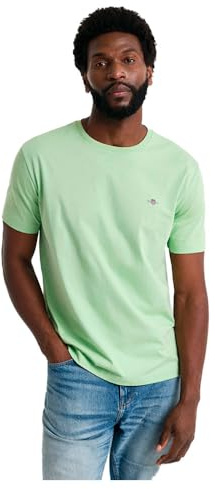 GANT Herren Reg Shield Ss T-Shirt T-Shirt, Strong Green, XL