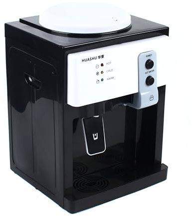 Distributore di acqua potabile, elettrico caldo e freddo, per la casa, 550 W, 220 V, erogatore di acqua elettrico, per ufficio, casa, per desktop, colore nero e bianco