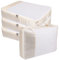 Koffer Organizer Groß Kofferorganizer Kleidertaschen Set Koffer Organizer Set 4 Stück Travel Essentials Reisen Organizer Tasche Packtaschen Kofferorganizer Reise Würfel für Urlaub Reisen Beige