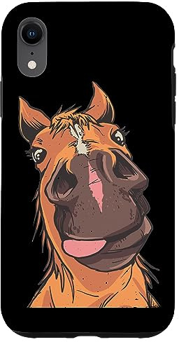 Funny horse head horse rider horse owner horses Horse Case for iPhone XR