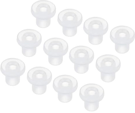 sourcing map 30Pcs t Shape Rubber Grommet Mount Dia 4mm ID 3mm H 6mm Transparent Seal Protection Cable Grommets Flexible for Cable Pipe