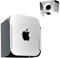 Aluminum Stand for Apple Mac Mini M4/M4 Pro 2024, Mac Mini M4 Ventilation and Heat Dissipation Holder, 3 in 1 Mac Mini M4 Pro Mount Accessories Compatible with Under Desk, Wall, behind Monitor