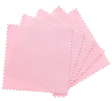 Silver Cleaning Cloths - 10pcs Premium Polishing Cloths - Silver Polishing Cloth - Silver Cleaning Cloth for Jewellery - Reusable Silver Cloth,Double Sided Silver Jewellery Cleaner Cloth(8 * 8cm