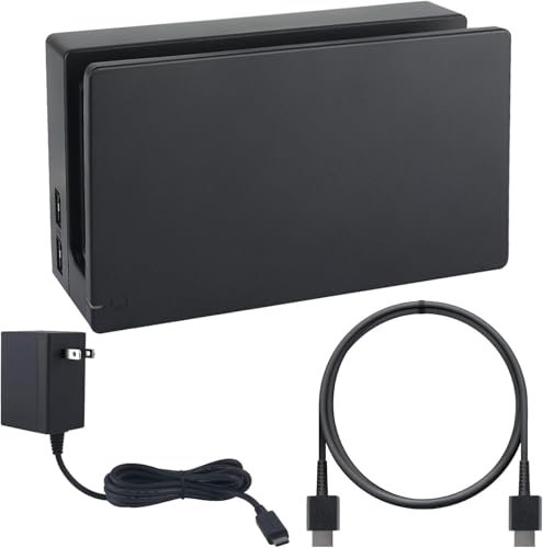 TV Dock Station Set for Nintendo,Switch TV Docking Station with 1080P HDMI and USB 3.0 Port for Nintendo Switch,Charging Dock Set for Switch Console (for Switch)