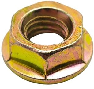 KPJFZFEY 12pcs Bar Flange Nut (M8) For HUSQVARNA 51 55 61 66 268 272 345 350 351 353 357 359 362 365 372 394 395 450 455 460 Chainsaw