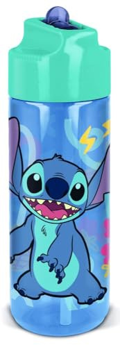 Tataway Ecozen Stitch Palms 540 ml Flasche: leicht, widerstandsfähig und BPA-frei, dank des tropischen Disney-Designs mit dem niedlichen Stitch perfekt, um stilvoll Feuchtigkeit zu spenden