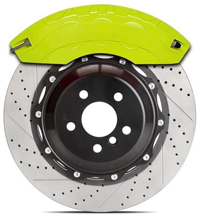 SANQIUTOU 4 Pezzi Copri Pinza Freno Auto per VW Golf 5 /V Kombi (Typ 1K BJ 2003-2013), Coperture per Pinza Freno Auto Alluminio Copertura per Ruota