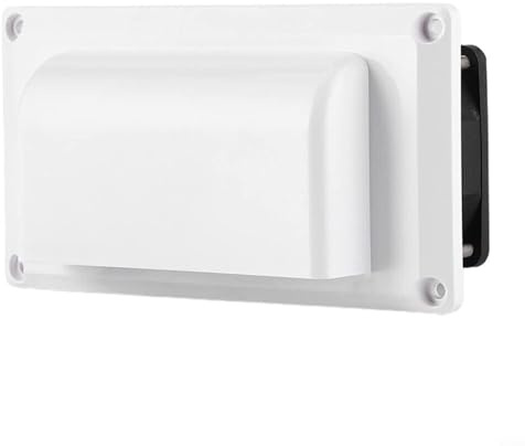 NINMORTH RV Side Air Vent for Motorhome for CARAVAN Trailer, 12V Exhaust Fan with Low Noise & Internal Mesh(White)