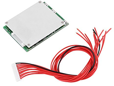 Akozon Batterie Schutzbrett PCB Board Schutz Brett, Li-Po 35A 36V PWB-Schutz-Brett mit Balance und Dink für Lithium-Ionen Li-Ion Li-Ionbatterie-Zelle