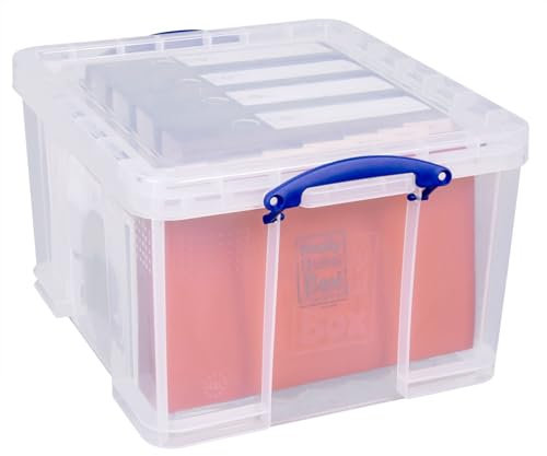 2XStorage Box 42 Litre Clear