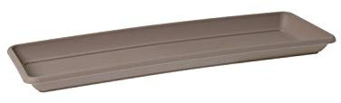 ARTEVASI Venezia Sottovaso Rettangolare 40 cm Tortora