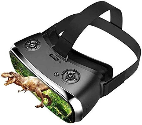 SHHYD Gafas De Realidad Virtual Soporte WiFi, VR Headset 2G / 16G, IPS 5,5 Pulgadas, 4K HD 3D VR Gafas para Videojuegos De Películas En 3D
