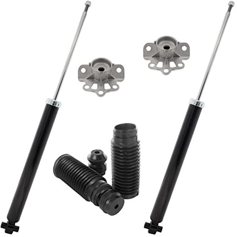 2x Stossdämpfer 2x Federbeinstützlager 1x Staubschutzsatz Hinterachse für Fiat Punto 199 für Opel Corsa D