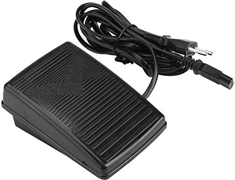 Walfront Nähmaschinen Pedal mit Kabel, Nähmaschinen Fußpedal für FY2301/2300 JH8330A /JH8190S 220V