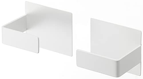 Yamazaki Industries 5225 Magnetischer Halte-Typ-Küchenpapierhalter, weiß, ca. B 3,9 x T 3,9 x H 9,9 cm (10 x 7,5 x 10 cm) (pro eins), Platte, große Typen kompatibel