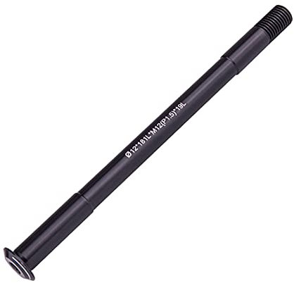 Colcolo Fahrrad Steckachse, Aluminiumlegierung 12/14/15mm MTB Hinterrad Steckachse Fahrrad Hinterrad Steckachse für Mountainbike, 12mm 181mm 1,5mm