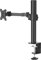 Hama Monitorhalterung für 1 Monitor 13 – 35 Zoll (Monitorhalter höhenverstellbar bis 40 cm, schwenkbar 180°, neigbar +/- 35°, ausziehbar, Bildschirmhalterung 15 kg Traglast, VESA 75 x75, 100 x 100)