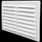 Griglia di ventilazione per frigorifero, roulotte, camper, caravan, barca, plastica, 245 mm x 170 mm, colore: bianco