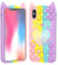 Asgens Fidget Pop Case for iPhone X/XS, Cute Cartoon Lucky Cat Quicksand Bling Stars Push Bubbles Shockproof Silicone Soft Phone Case for Apple iPhone X XS 5.8 inch