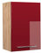 Vicco Armario Colgante Fame-Line, Rojo Burdeos Alto Brillo/Roble Dorado, 50 cm