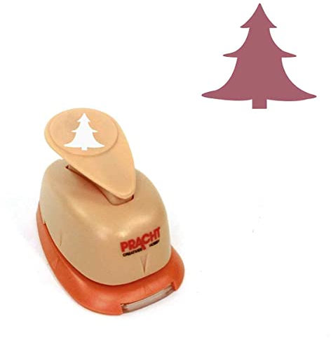 Pracht Creatives Hobby Motivstanzer klein Tannenbaum 15 mm Motivlocher, Papierstanzer, Stanzer