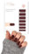 Fairy Nail selbstklebende Nagelfolien Maniküre Nailwraps Nagelsticker 16 Nagellackstreifen (Dunkelrot)