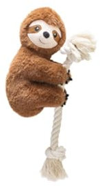 Karlie Kletter Faultier, Hundespielzeug, Plüsch, Braun, 40x18 cm