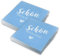 itenga Servietten Schön dass du da bist 30 x 30cm 3-lagig 40 Stück für Kommunion Konfirmation Hochzeit Taufe und andere Feiern (hellblau)