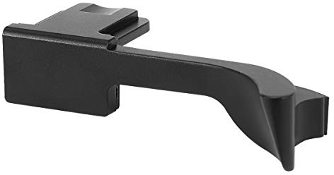 Haoge Thumbs Up Handgriff für Leica Q2 Kamera, Metall, schwarz, THB-QB Blitzschuh Daumenauflage