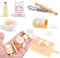 Miniatur Wichtel Zubehör, PAMIYO Miniatur Puppenhaus Zubehör, 1/12 Miniatur Puppenhaus Eier Nudelholz Küche Backen Set Zubehör, Wichtel Zubehör Weihnachten, Miniatur Wichtel Backset Weihnachten Deko