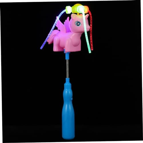BESTonZON Lumineux Forme De Cheval Jouet À Moulin À Vent Lumineux pour Fêtes Événements Jouet Décoratif
