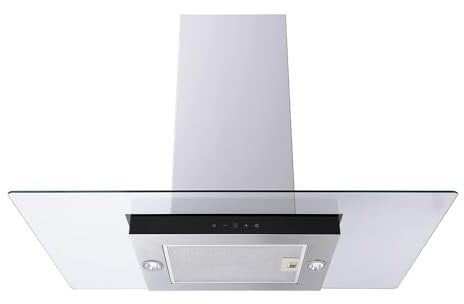 CDA ECNK91SS 90cm Island Cooker Hood - Stainless Steel