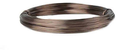 Aluminium-Draht, Ø 1 mm, 10 m oder 60 m Länge, verschiedenen Farben (Braun, 60m)