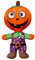 MEZHEN Halloween Doll Plush Doll Plüsch Kürbis Plüschtiere Niedliche Puppe Geschenk Halloween Deko Kinder Jungen Mädchen Geburtstag Kuscheltie Weihnachten
