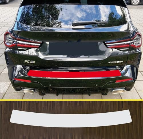 kompatibel mit BMW X3 M-Paket ab 2021 passgenaue Lackschutzfolie Ladekantenschutz transparent