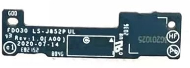RTDPART Laptop PCB Kleine Platine für Dell XPS 13 7390 2-in-1 LS-J852P FD030 Neu