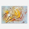 ARTHUB® Crédence de Cuisine en Verre 60x80 cm, Orange Yellow Powder | Protection Contre Les éclaboussures, Revêtement Mural en Carreaux, Plaque en Verre, Verre trempé, Aliments, Épices