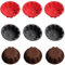 Xiuyer Moule Tartelette, 9 pièces Round Cake Molds Mini Quiche Moules Antiadhésif Baking Pans pour Tartelettes Gâteaux Gelée Flan, Moule Tartelett
