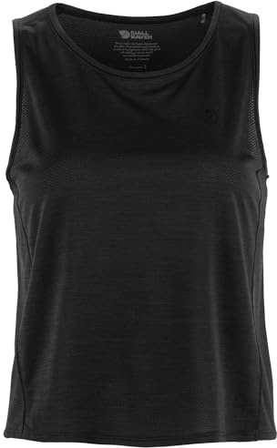 Fjällräven Damen Abisko Lite Tank Top, Black, L