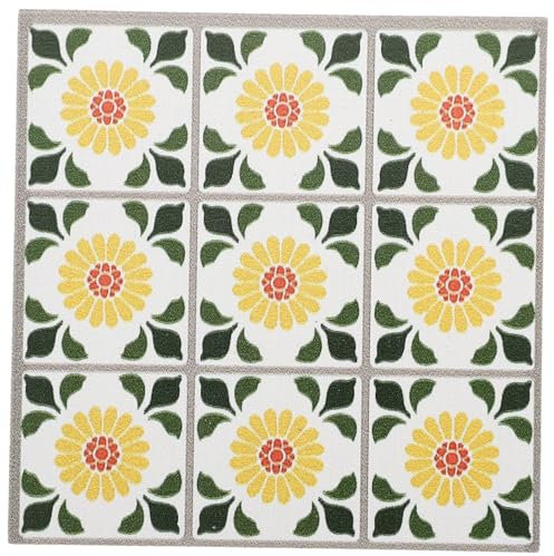 BESTonZON Doll House Miniatur Holzfußboden Modell Für Puppenhaus Dekoration Vintage Design Für Schlafzimmer Wohnzimmer Und Kinderzimmer