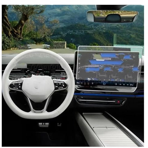 Auto Navi Folie Für VW Für ID.7 Für ID7 2024 15 Zoll Auto Infotainment GPS Navigation Center Touch Display Gehärtetem Glas Screen Protector Auto Displayschutzfolie
