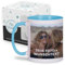 Personalisierte Tasse | personalisiert mit Foto oder Text | Tasse mit Bild | Geschenkidee | Fototasse | Bürotasse oder für Zuhause | Spülmaschinenfest | Blau mit Geschenkkarton