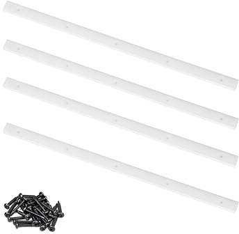 Table Saw Crosscut Sled | 3/4x3/8x17 （1.9 cm × 1.0 cm × 43.2 cm）Premium UHMW Plastic | Pre-Drilled, 4 Bars Included | Smooth Sliding | Precision Woodworking