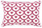 Funda de Cojin 60x40 - Tejido Jacquard Cremallera Invisible - Cojin Cama Decorativo, Sofá y Hogar - Almohada Pequeña para Sofás de Salón - Pillow Case Elegante. (Corazones Fucsia)