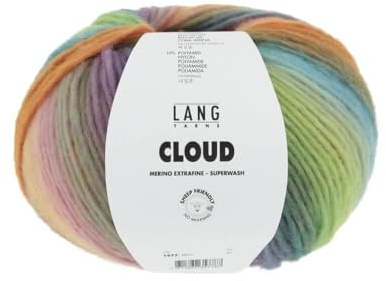 Lang Yarns Cloud 1077.0021 - blau/orange/grün/pink