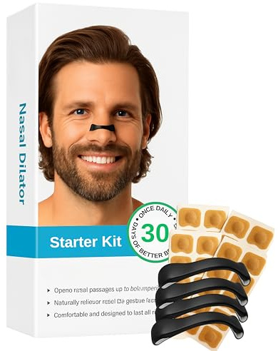 sheydo 60 Stück.Magnetische Nasenpflaster, Anti-schnarc Nasenclips,bessere atmung,nose strip,nasenstrips,schnarchen,magnet,sport aktivite.