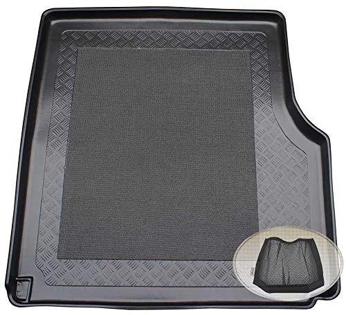 ZentimeX Z3049006 Antirutsch Kofferraumwanne fahrzeugspezifisch + Klett-Organizer (Laderaumwanne, Kofferraummatte)