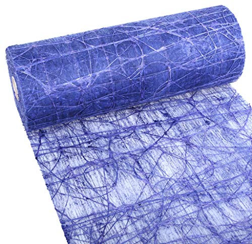 Dekoweb® Tischläufer - Tischband - Tischdekoration - Dunkelblau - 30 cm Breite - 5 m Länge - 54-300-5-035